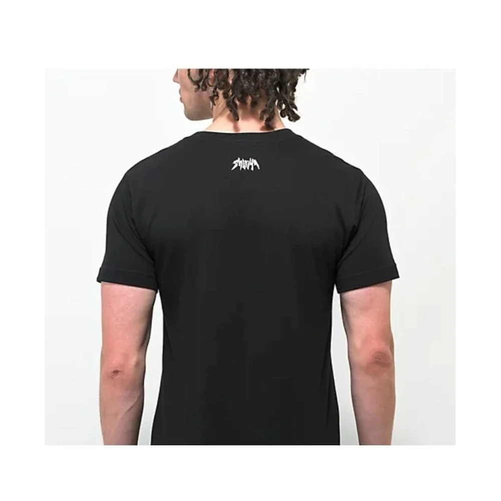 Shinya Burnout Drift Car‎ Anime Graphic T- shirt Black Size L 100% Cotton